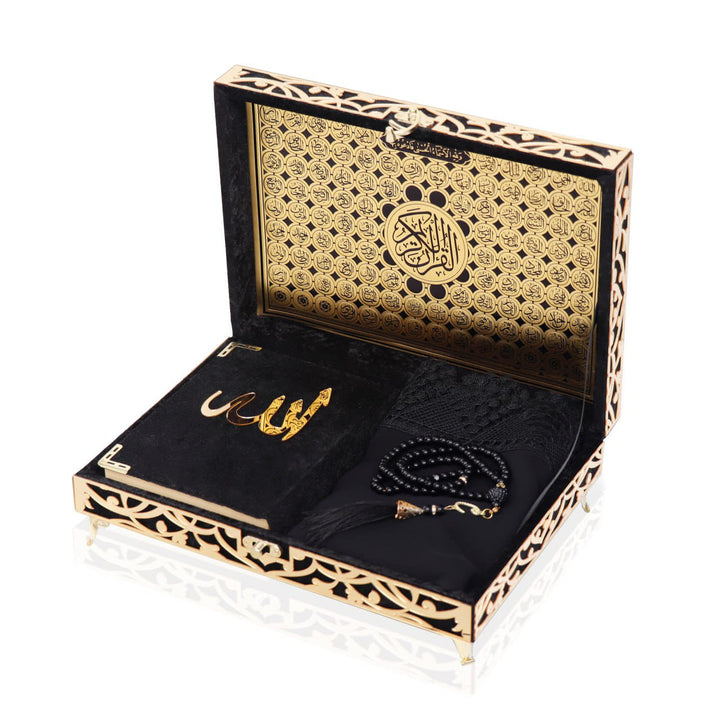 Beautiful Quran With Box Gift Black-theislamicshop.com