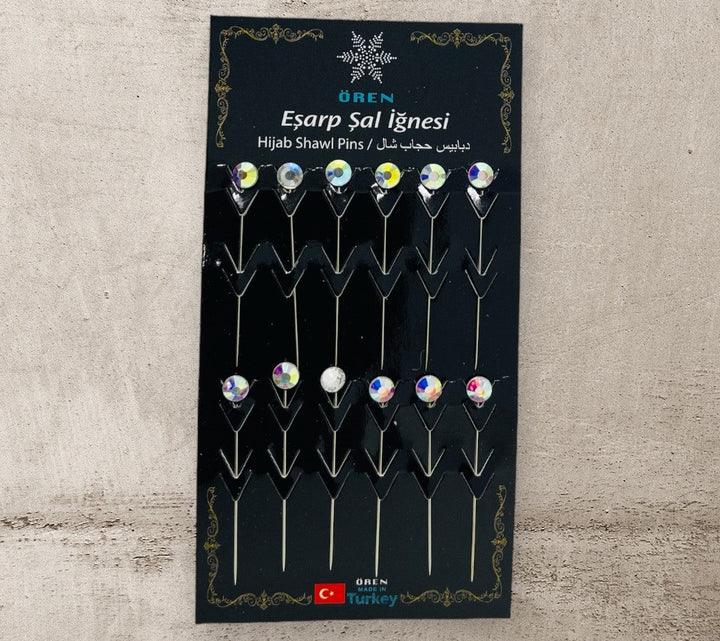 Ladies Scarf Hijab Shawl  Pins-theislamicshop.com