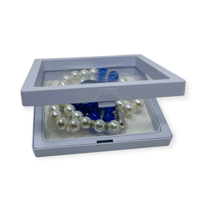 Islamic Tasbih Beads 99 and Digtal Counter Gift Set Blue-theislamicshop.com