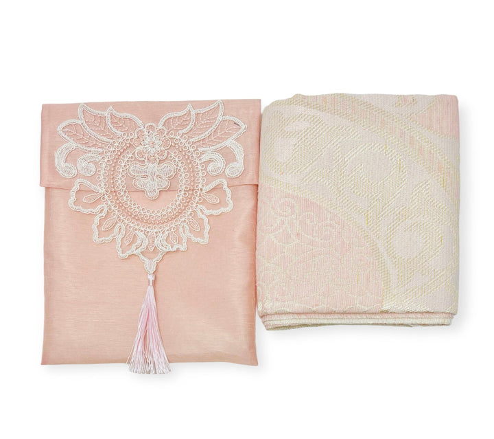 Lace Work Travel prayer mat 3 Colours-TheIslamicshop.com
