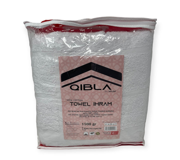 Premium quality Alif Ihram for Hajj and Umrah 2pcs 220cmx110cm 1500gr-theislamicshop.com