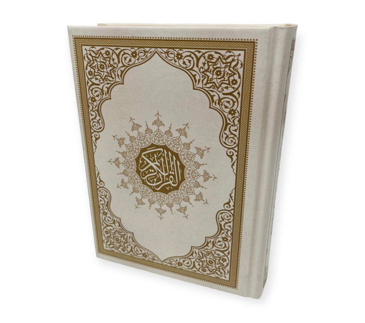 Quran With Hard Cover Othmanic Script White-theislamicshop.com