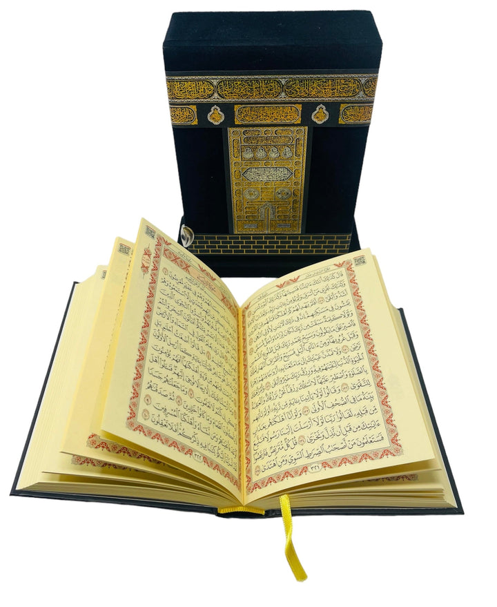 kaaba desgin Quran with beautiful Box-theislamicshop.com
