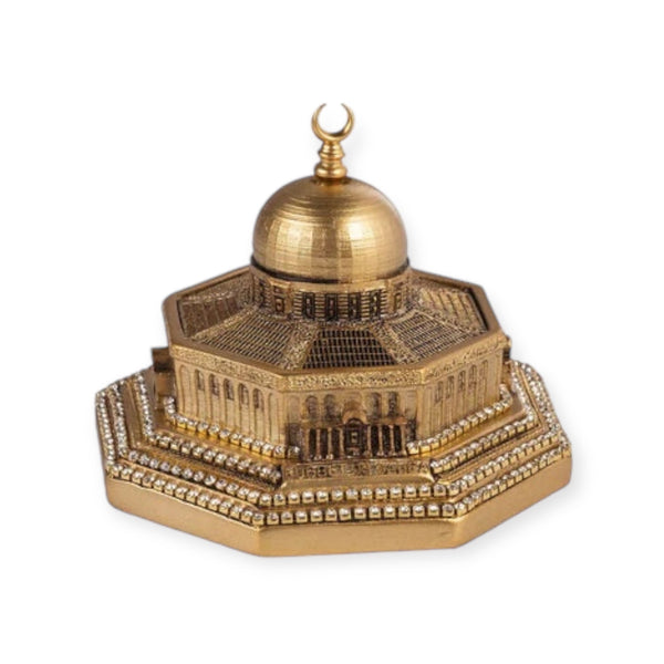 Islamic Table Décor Al Aqsa Dome of the Rock Replica Gold