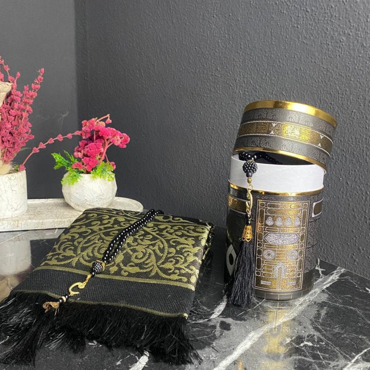 Prayer mats Tasbeeh With Box Black-TheIslamicshop.com
