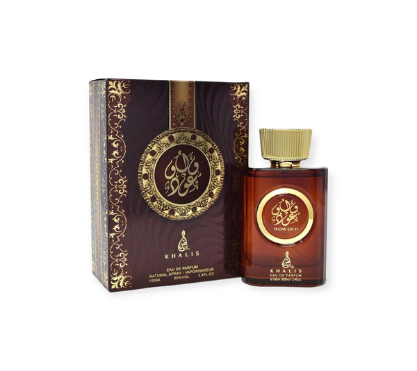 WOW OUD100ML BY KHALIS FRAGRANCE LONG LASTING EDP PERFUME SPRAY