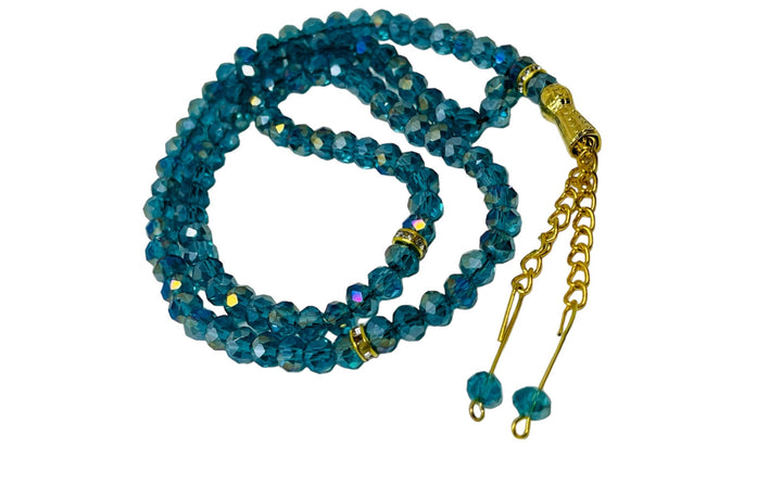 Crystal Prayer Beads, Tasbih, Misbaha, Eid Islamic Gift, worry beads-theislamicshop.com