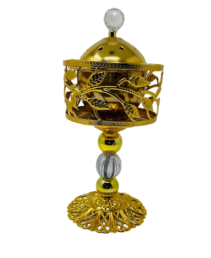 Bakhoor Oudh Burner With Stone/Good quality-INC-592-theislamicshop.com