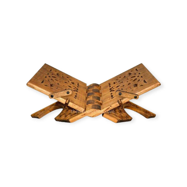 Wooden Desktop Perforated Rahle - Book Reading Stand