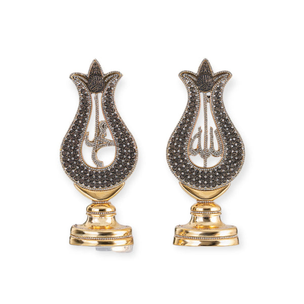 99 Names of Allah islamic ornament Gold and silver 11X26 CM