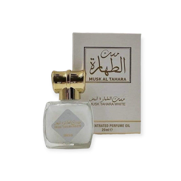 Musk AL Tahara White Concentrated Perfume oil 20ml Roll on perfume-theislamicshop.com