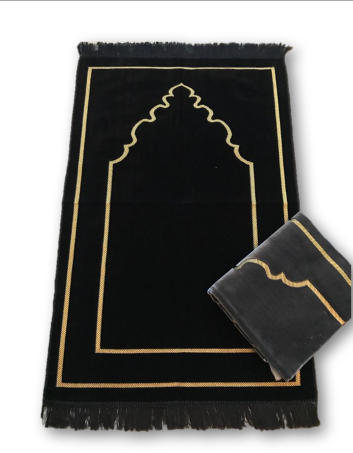 Plain prayer mat sajjadah jaynamaz salah prayer rug Turklish prayer mat-TheIslamicshop.com