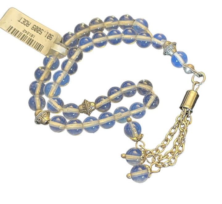 Real OPAL 33 islamic prayer beads-theislamicshop.com