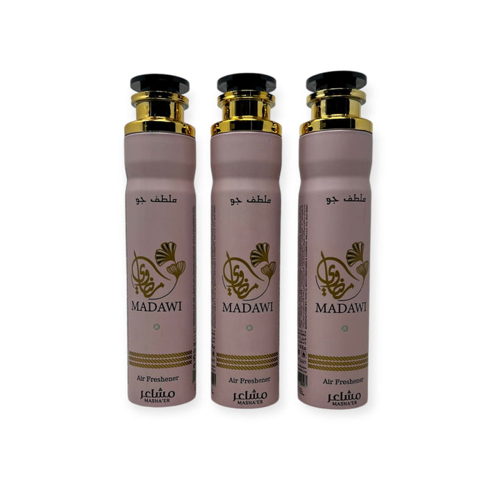 Madawi 300ml By MASHA'ER AIR FRESHENER SPRAY 300ML Pack of 3-theislamicshop.com