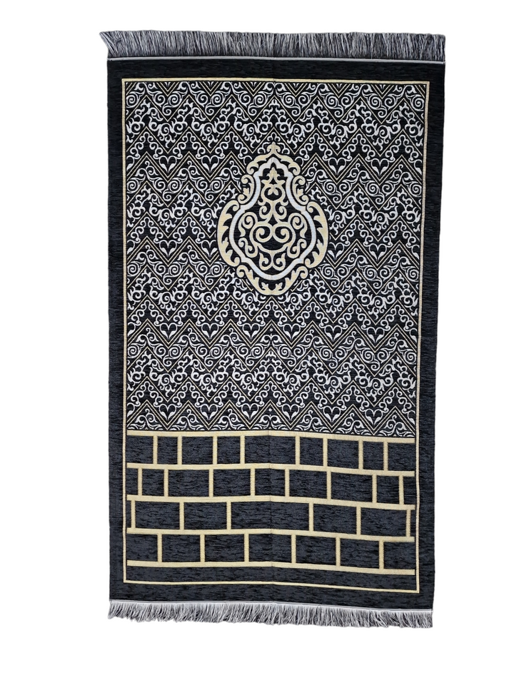 Waaw Kaba design chenille  prayer mat-TheIslamicshop.com