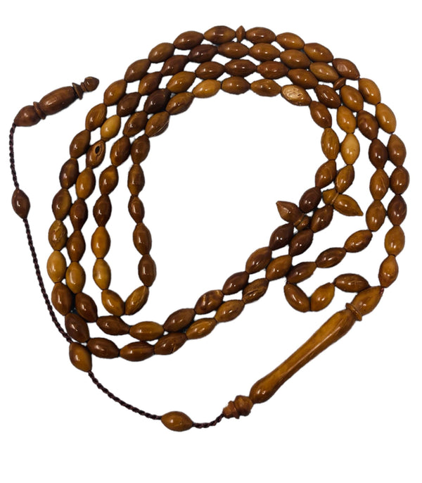 Real KuKa Wood 99 islamic prayer beads-theislamicshop.com