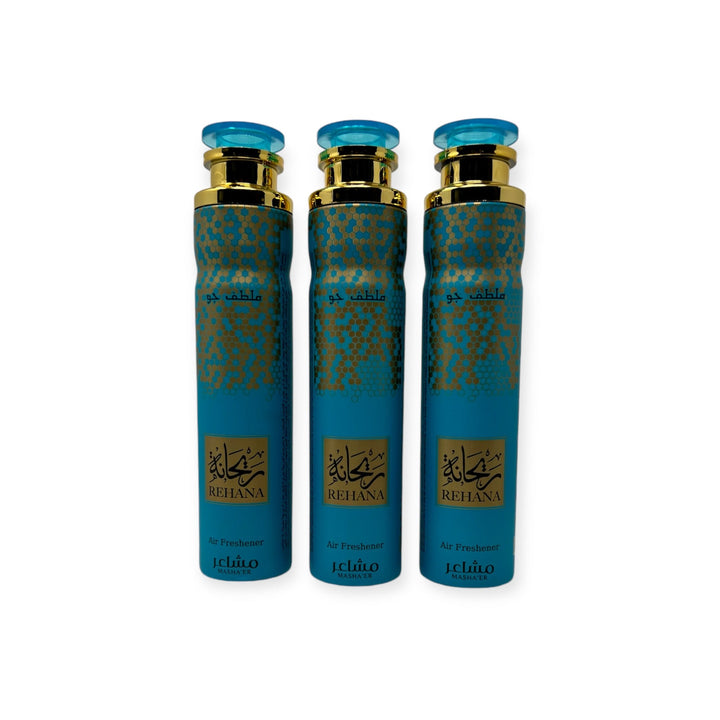 Rehana 300ml By MASHA'ER AIR FRESHENER SPRAY 300ML Pack of 3-theislamicshop.com