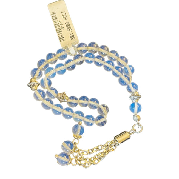 Real OPAL 33 islamic prayer beads-theislamicshop.com