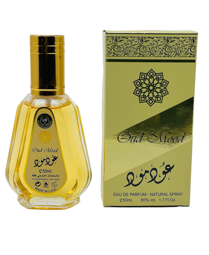 Oud Mood 50ml By Lattafa Floral Notes Ambery Musky Woody Perfume Spray-theislamicshop.com