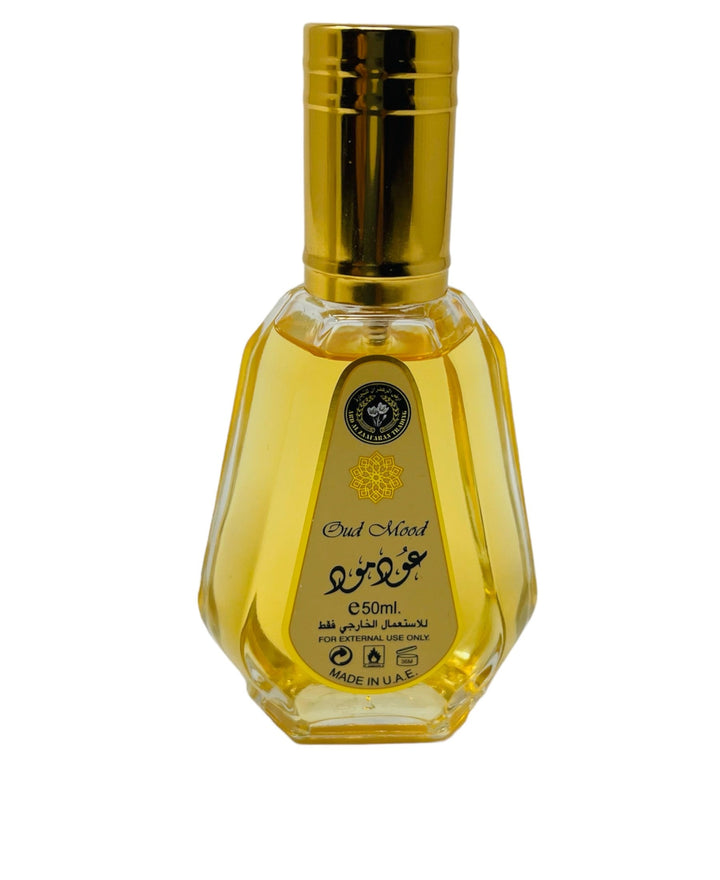 Oud Mood 50ml By Lattafa Floral Notes Ambery Musky Woody Perfume Spray-theislamicshop.com
