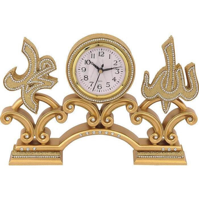 Allah Muhammad Trinket Triple Clock Gold BB-0965 - Waaw