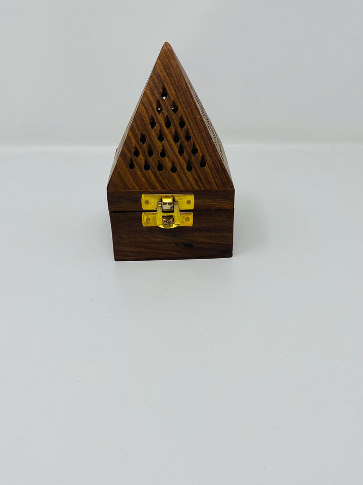 Bakhoor Burner Wood Arabic Mini for Incense Oud,-theislamicshop.com