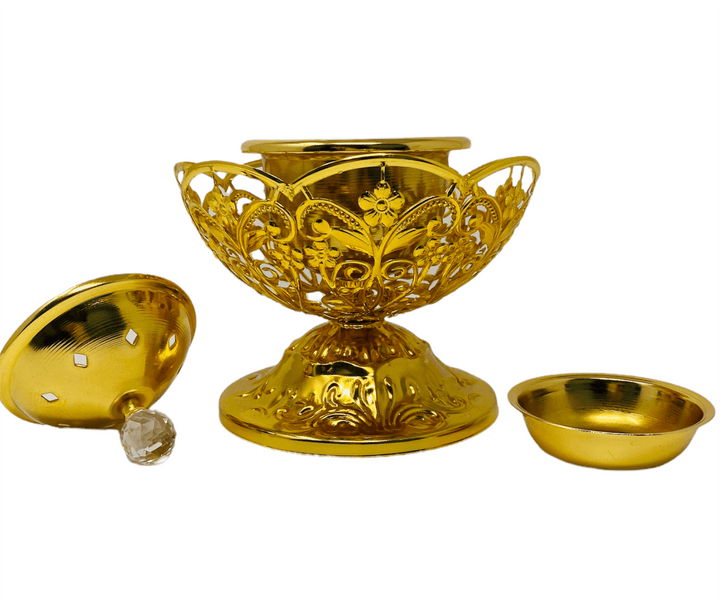 Bakhoor Oudh Burner Buatifull Design /Good quality-INC-706-theislamicshop.com
