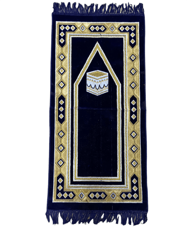 Child sajjadah jaynamaz salah prayer rug Turklish prayer mat/Navy-TheIslamicshop.com