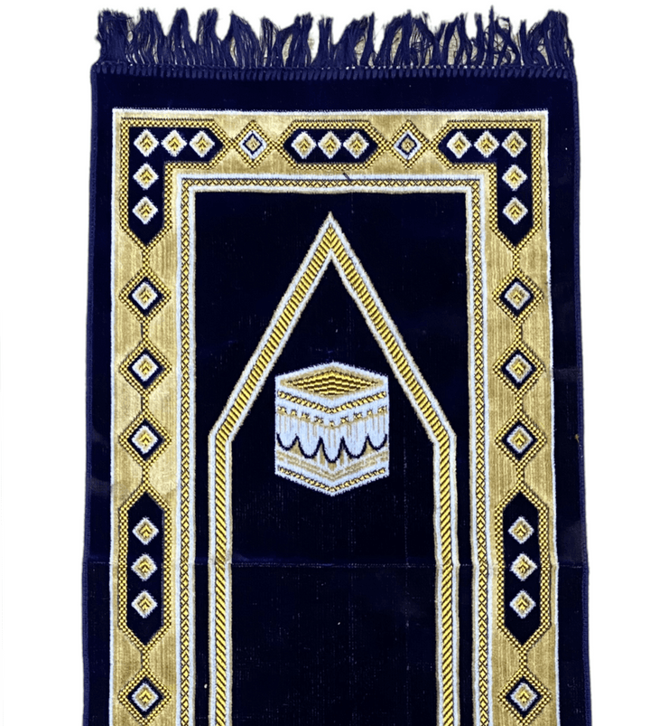 Child sajjadah jaynamaz salah prayer rug Turklish prayer mat/Navy-TheIslamicshop.com