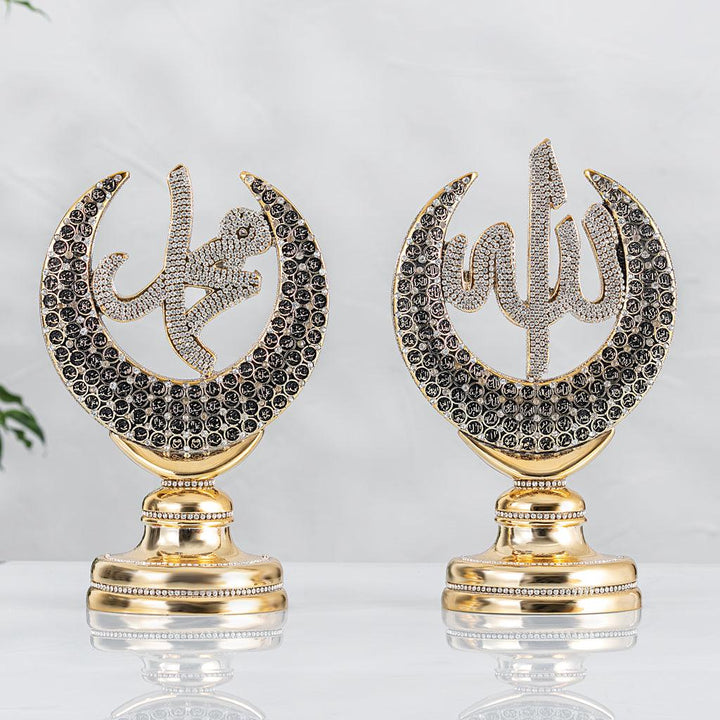 Crescent Star Alllah And Muhammad Islamic Ornament - Waaw