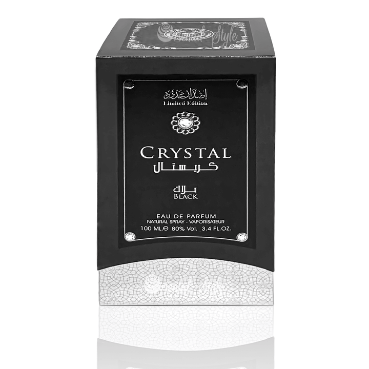 Crystal Black Eau de Parfum 100ml by Ard Al Zaafaran Perfume Unisex-theislamicshop.com