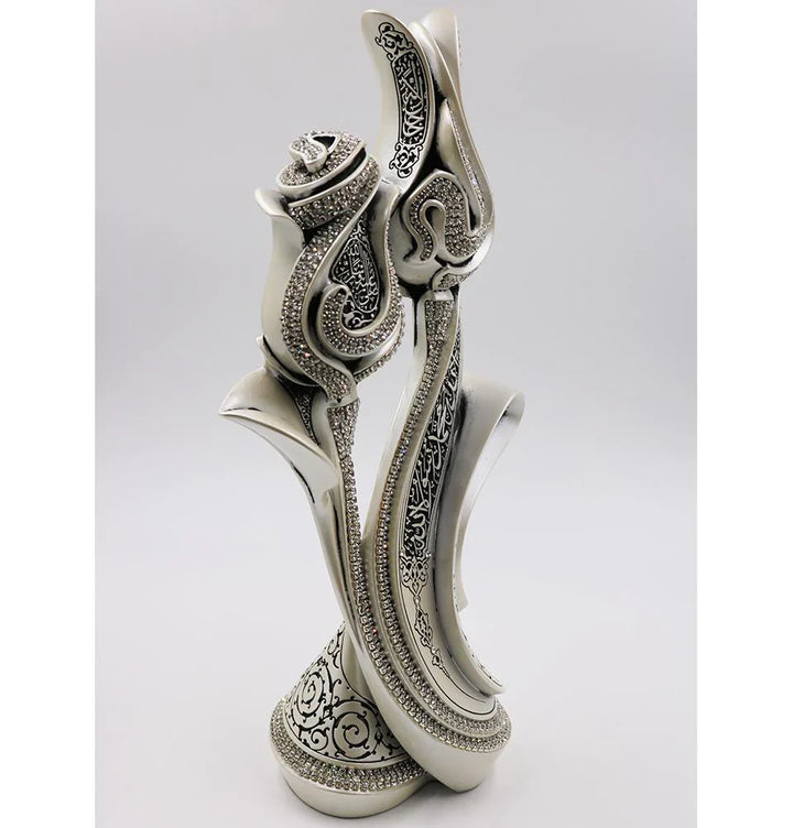 Islamic Table Decor Lale Gul Tulip & Pearl BB-0989-3012-Theislamicshop.com