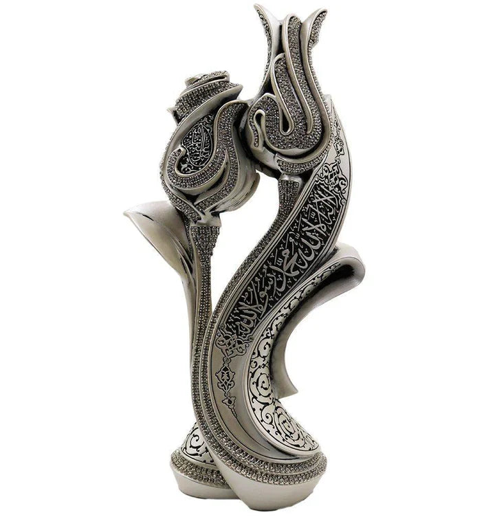 Islamic Table Decor Lale Gul Tulip & Pearl BB-0989-3012-Theislamicshop.com