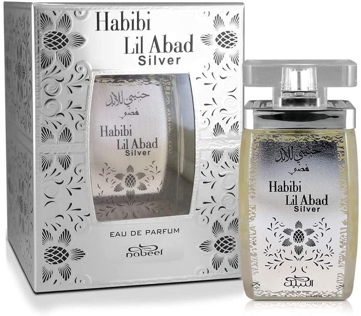 Habibi Lil Abad Silver UNISEX Eau De Parfum 100ml-theislamicshop.com