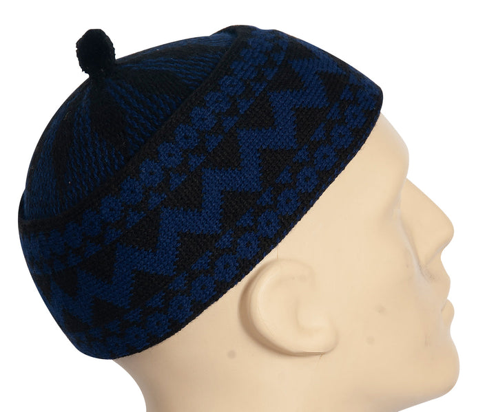 Muslim Turkish Kufi Prayer Hat Egyptian Skull cap,Topi MEN Woolen Bobble Prayer-Waaw