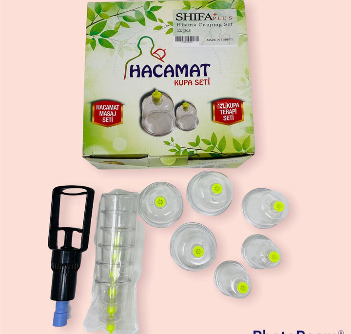 Hijama cupping Set 12 Pice-theislamicshop.com