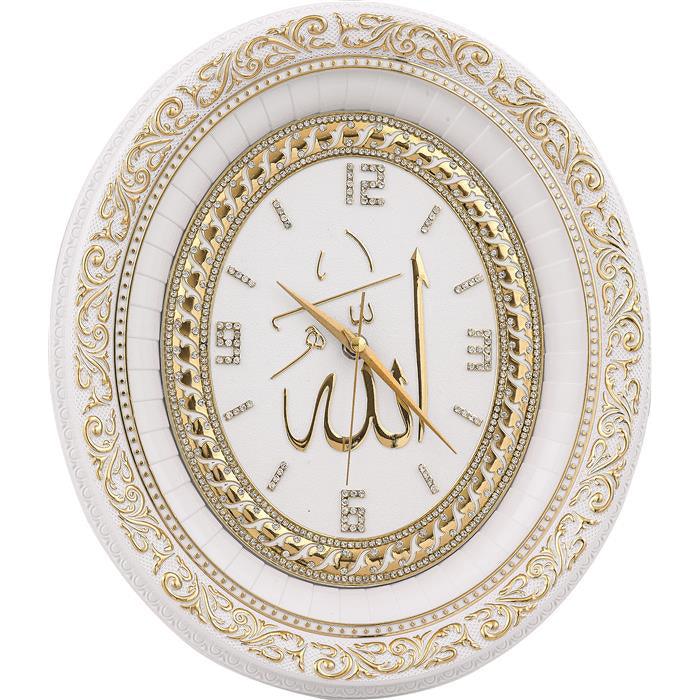 Islamic Oval Wall Clock Home Decor Allah  SA-0411 - Waaw