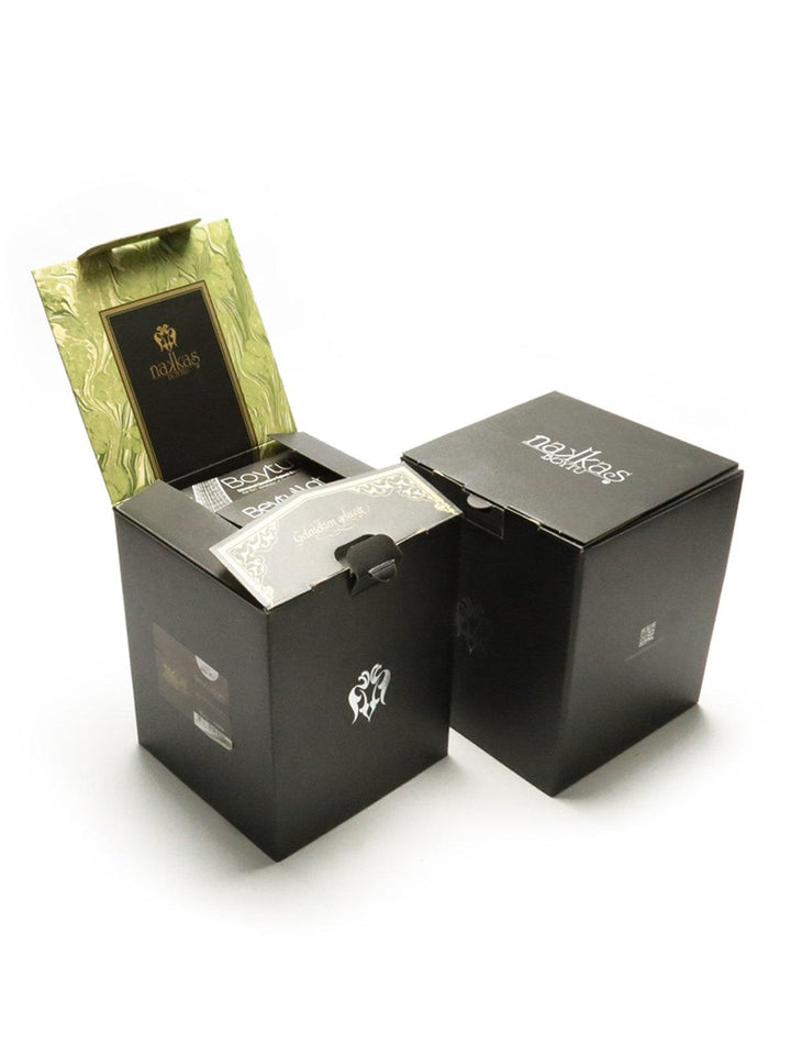 Islamic Table Decor Kaba Replica Gold & Silver (Large)-theislamicshop.com