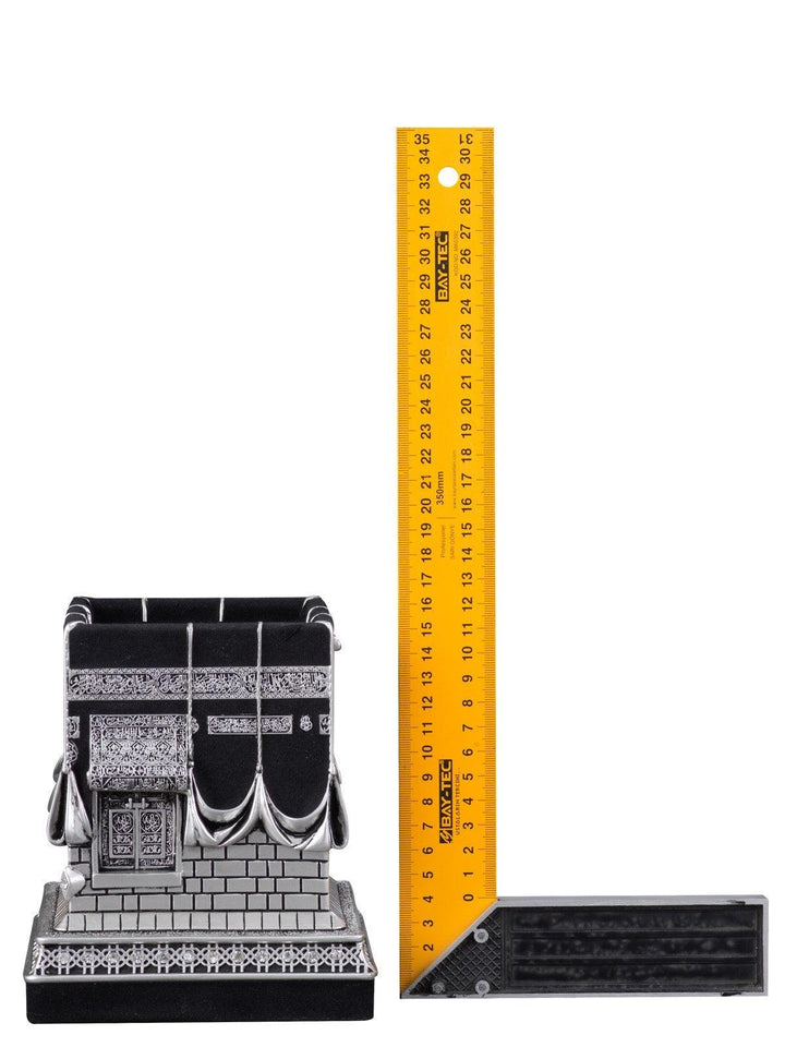 Islamic Table Decor Kaba Replica Gold & Silver (Large)-theislamicshop.com