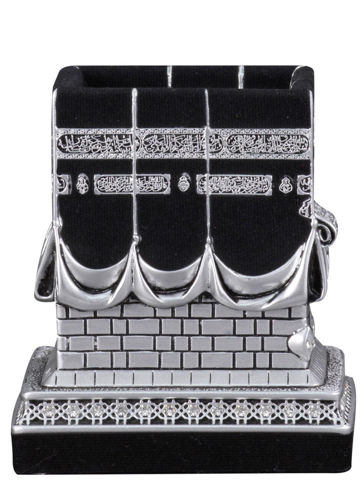 Islamic Table Decor Kaba Replica Gold & Silver (Medium)-theislamicshop.com
