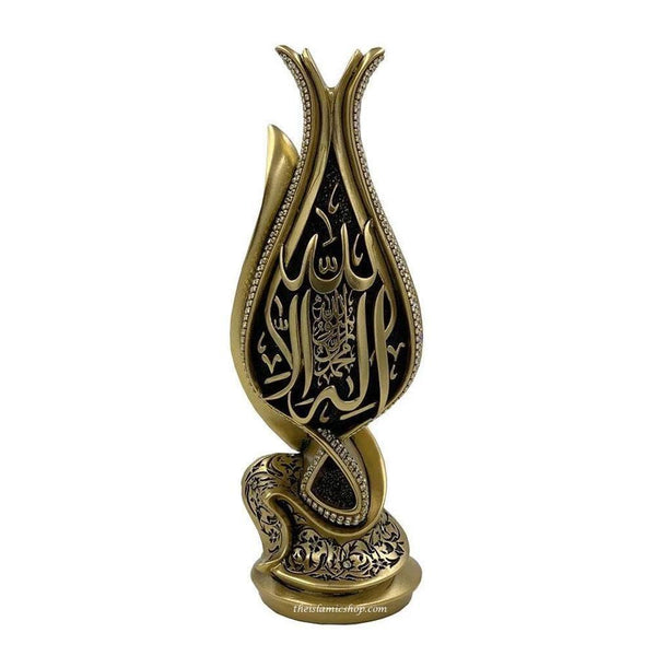 Islamic Table Decor Lale Tulip Kalima Tawhid Shahada - Waaw