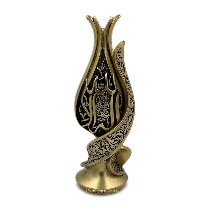 Islamic Table Decor Lale Tulip Kalima Tawhid Shahada - Waaw
