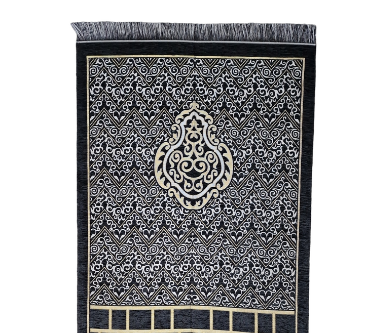 Waaw Kaba design chenille  prayer mat-TheIslamicshop.com
