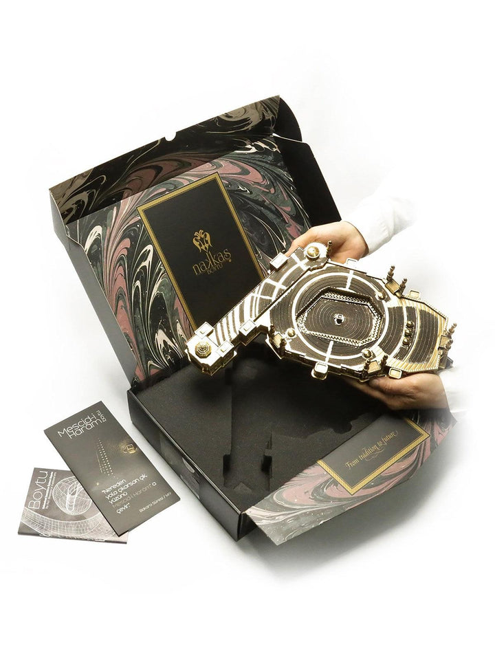 Kaba Al Masjid Al Haram Mecca Replica Gold (Medium)-theislamicshop.com