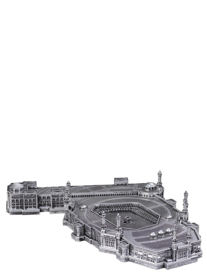 Kaba Al Masjid Al Haram Mecca Replica Silver (Medium)-theislamicshop.com