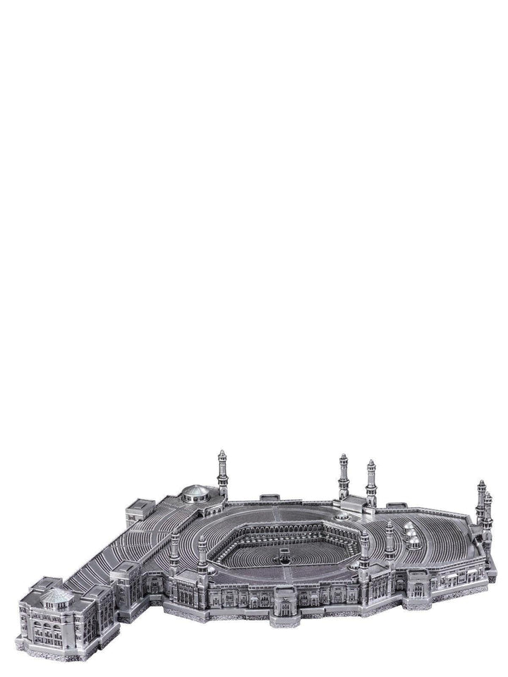 Kaba Al Masjid Al Haram Mecca Replica Silver (Medium)-theislamicshop.com