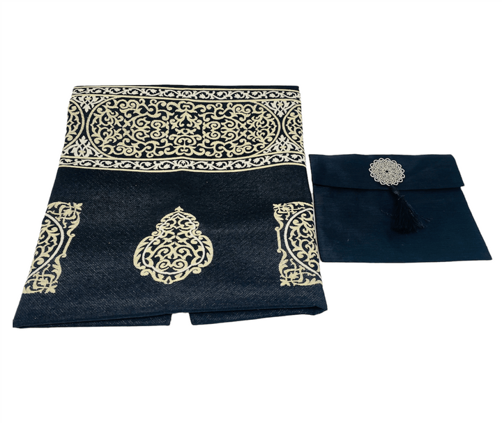 Kaba design prayer mat with Paking-TheIslamicshop.com