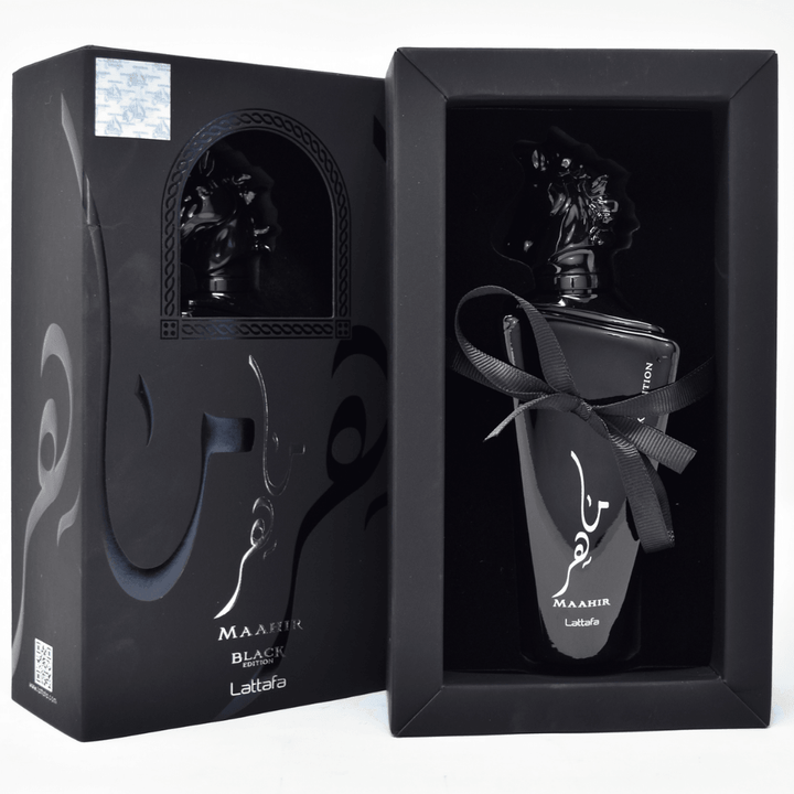 Maahir Black by Lattafa 100ml (Unisex 100ml)-theislamicshop.com