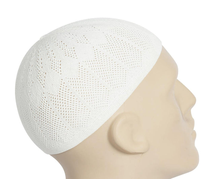 Mens Boys Topi Islamic Skull Cap Muslim Prayer Mosque Hat (SAFIR)-TheIslamicShop.com