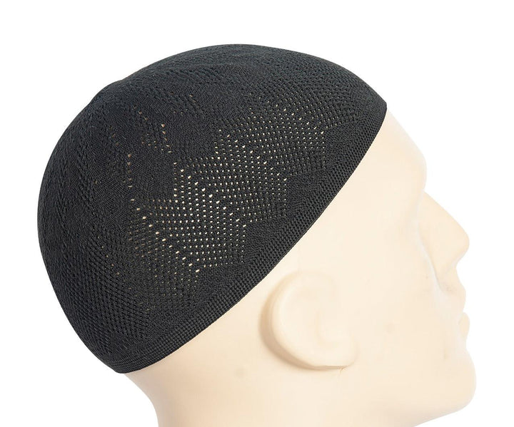 Mens Boys Topi Islamic Skull Cap Muslim Prayer Mosque Hat (SAFIR)-TheIslamicShop.com